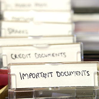 Retaining & Storing Important Financial Documents