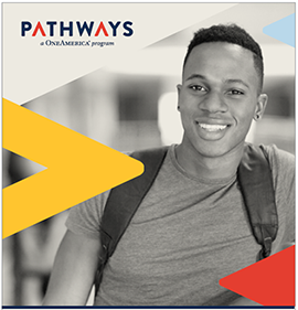 OneAmerica Pathways male student