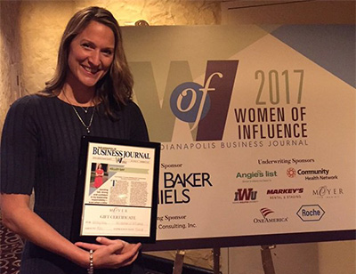Kelley Gay named IBJ Women of Influence in 2017.