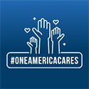 OneAmerica Cares logo